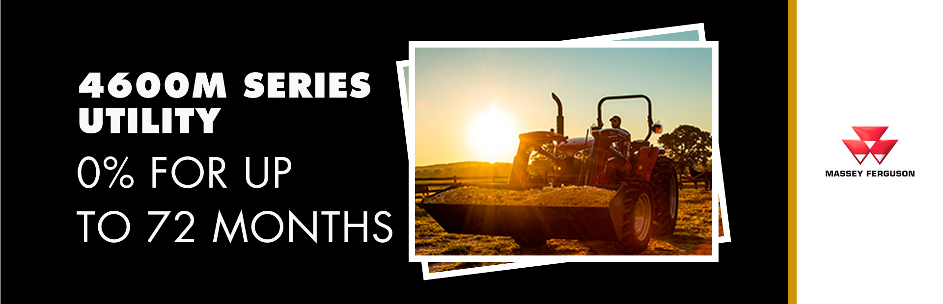 Massey Ferguson: 4600M Series Utility - 0% for up to 72 Months